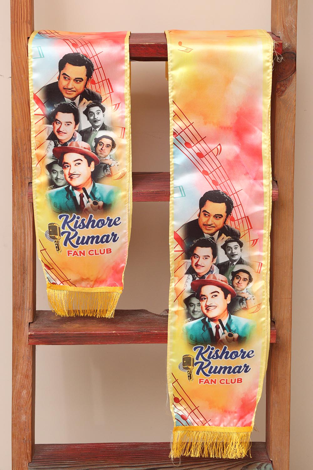 Kishor Kumar Fan Club Customised Stole | Design Your Own Luxury Stole by Luxurionworld - Luxurion World