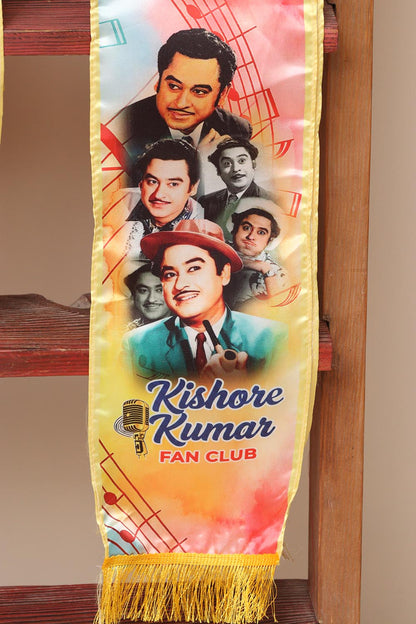 Kishor Kumar Fan Club Customised Stole | Design Your Own Luxury Stole by Luxurionworld - Luxurion World