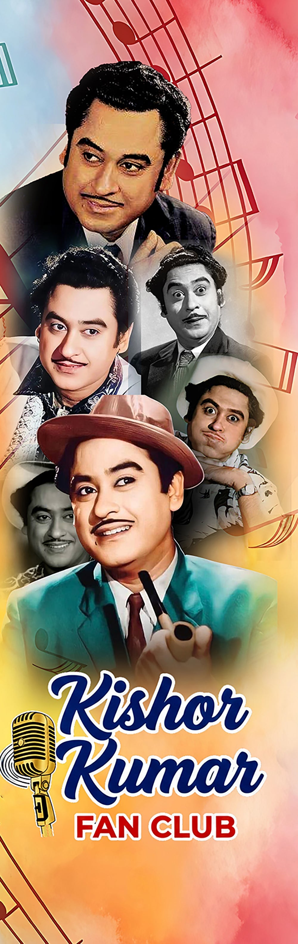 Kishor Kumar Fan Club Customised Stole | Design Your Own Luxury Stole by Luxurionworld - Luxurion World